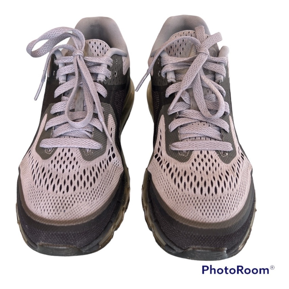 Nike Womens Air Max 621078-010 Gray Lace Up Low Top Sneakers Shoes Size 8